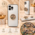 Bronze Iridescent Petite grip in a square collage showing rear, angled, side and close-up views