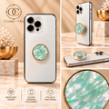 Seafoam Green Petite grip in a square collage showing rear, angled, side and close-up views